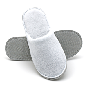 OEM Custom Logo Luxury Slipper Hotels Cheap White Open Toe Washable Hotel Disposable Slippers