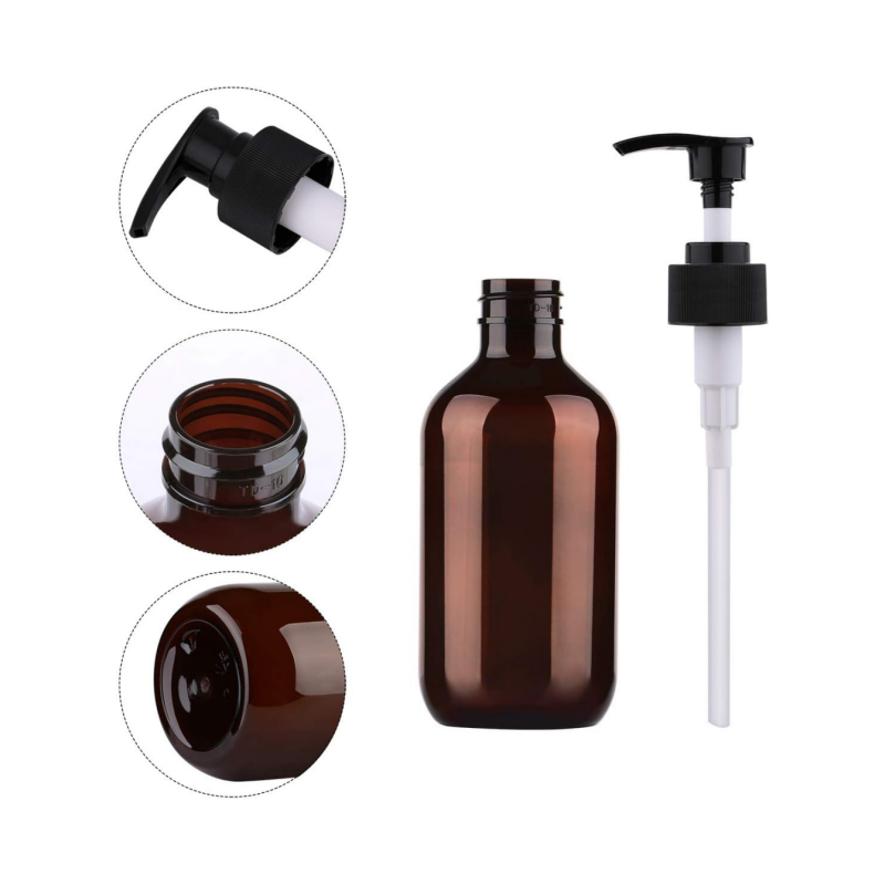 Hotel Cosmetics Bottle High-capacity 300ml Plastic Bottles With Pump For Shampoo And Body Wash