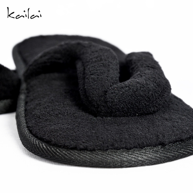 Hot sales soft fur hotel flip flop winter indoor slipper for women