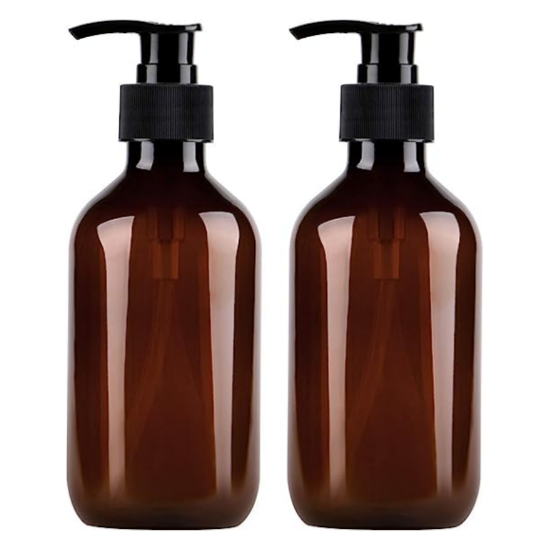 Hotel Cosmetics Bottle High-capacity 300ml Plastic Bottles With Pump For Shampoo And Body Wash