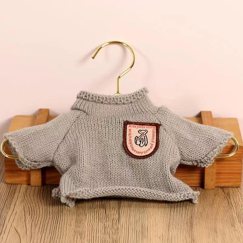 Plush Toy Accessories Sweater 20cm 30cm teddy bear clothes knitted t-shirt for stuffed teddy bear scarf