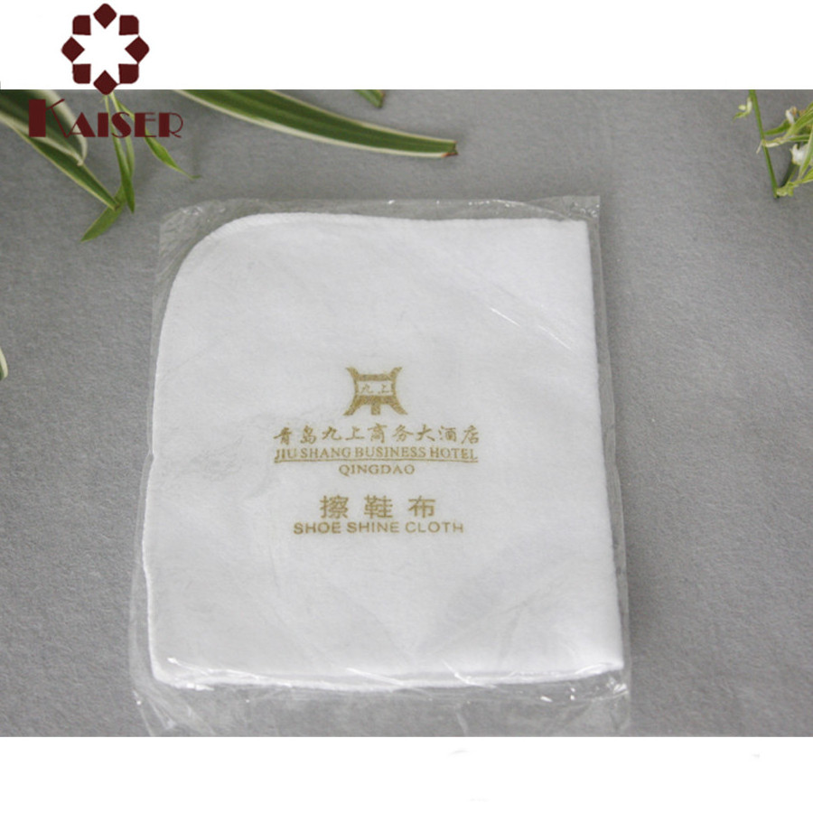 Famous hotel cloth shoes cover cloth shoe shoe shine cloth