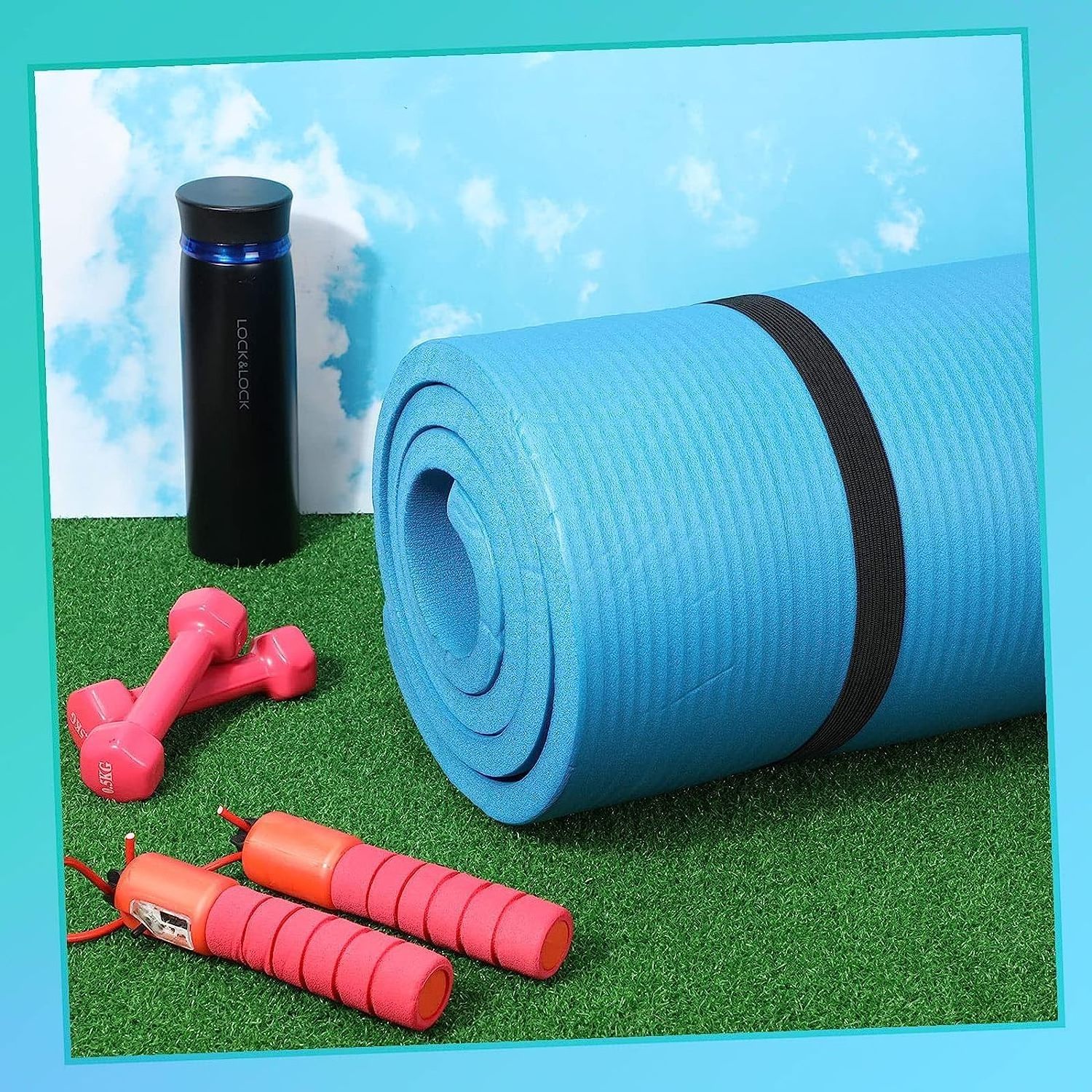 Eco Friendly 10mm 13mm 15mm Rubber Large Yoga Mat gray nbr pilates Travel Fitness Non Slip Yoga Ma