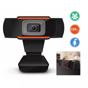 Amazon Hot Selling  Camera Auto Tracking PC Mini Webcam Camara  with microphone for pc laptop