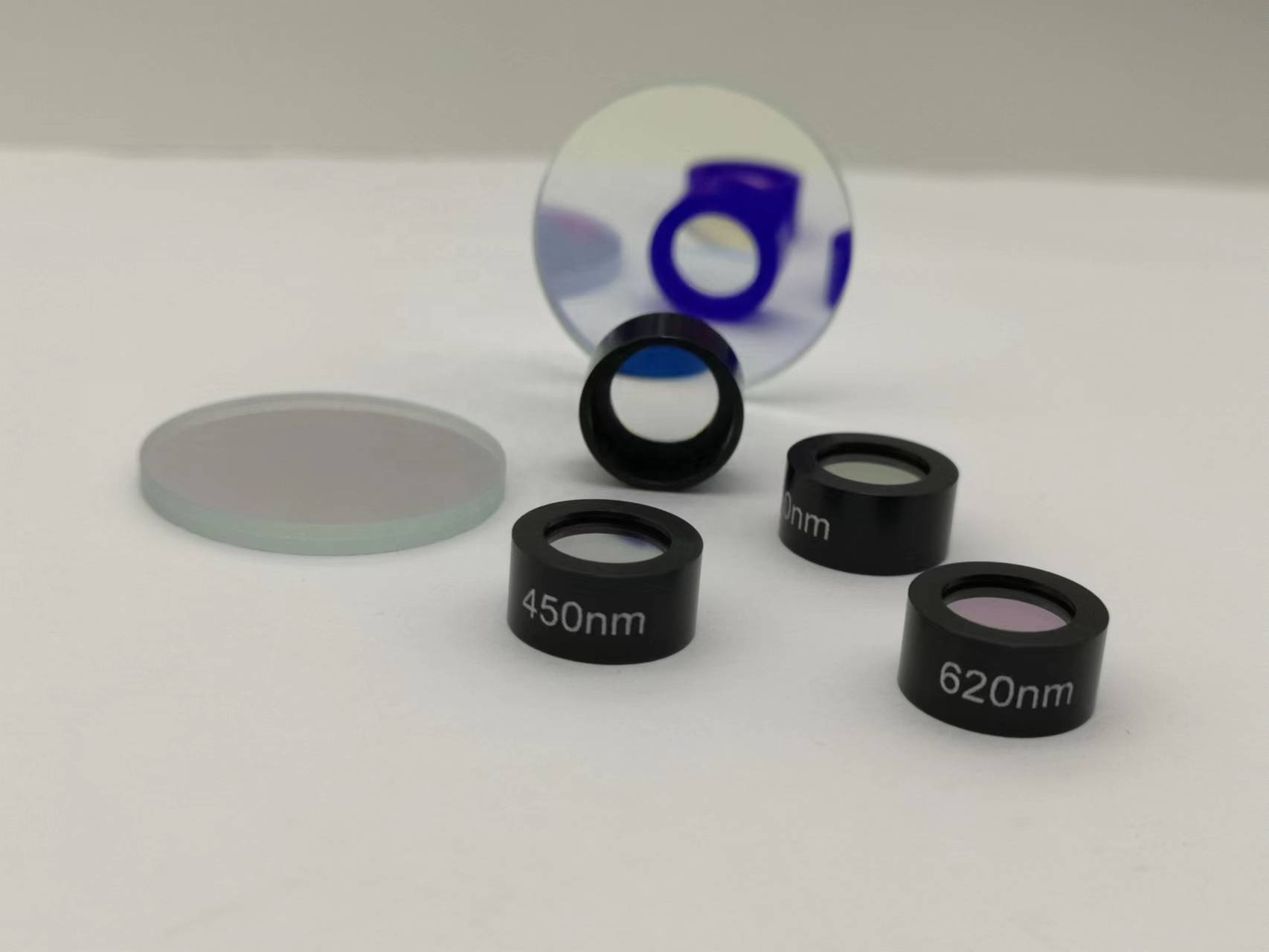 UV IR Cut Optical Filters High Precision  Biomedical detection filter Narrow Band Pass 615nm Optical Glass filter