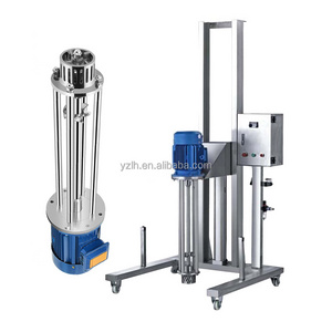 stainless steel cosmetic High Shear Pneumatic Lifting Homogenizer mixer movable high shear emulsifier mixer high shear mixer