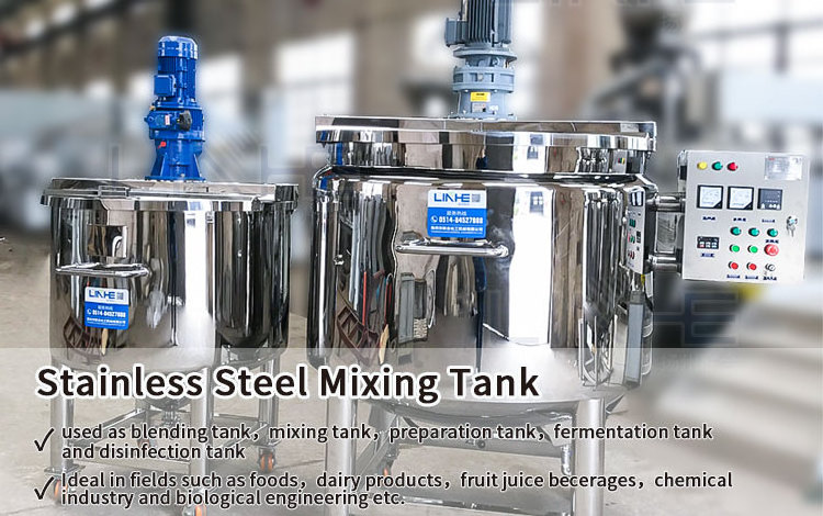 Automatic liquid juice  mixing machine/honey mixing disperser/fertilizer agitator mixer with heating