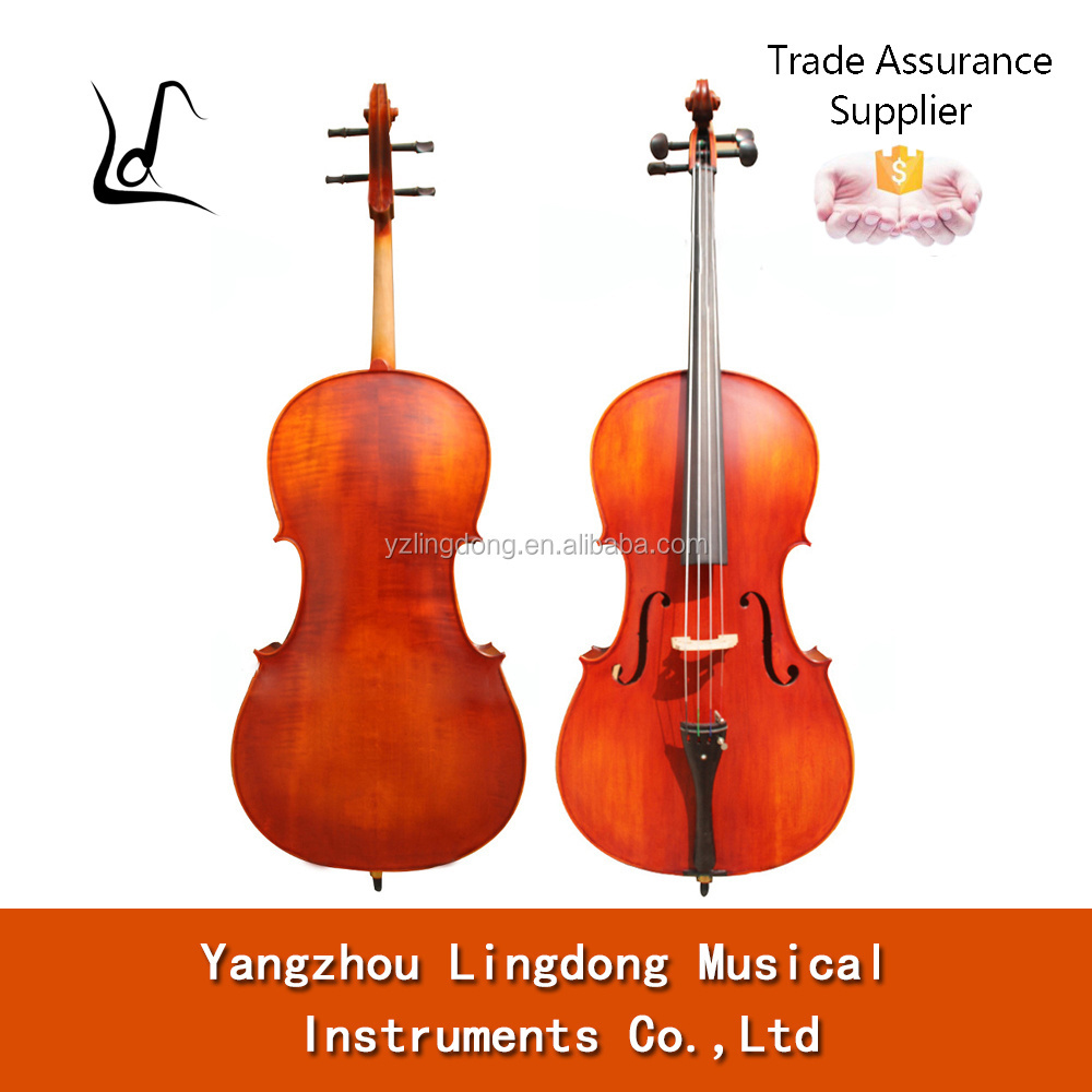 1/8-4/4 advanced korea handmade painted cello/double bass