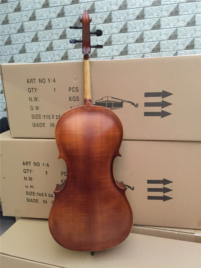 wholesale natural flame solidwood  cello in china