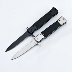 Outdoor high hardness survival portable self-defense knife multifunctional knife