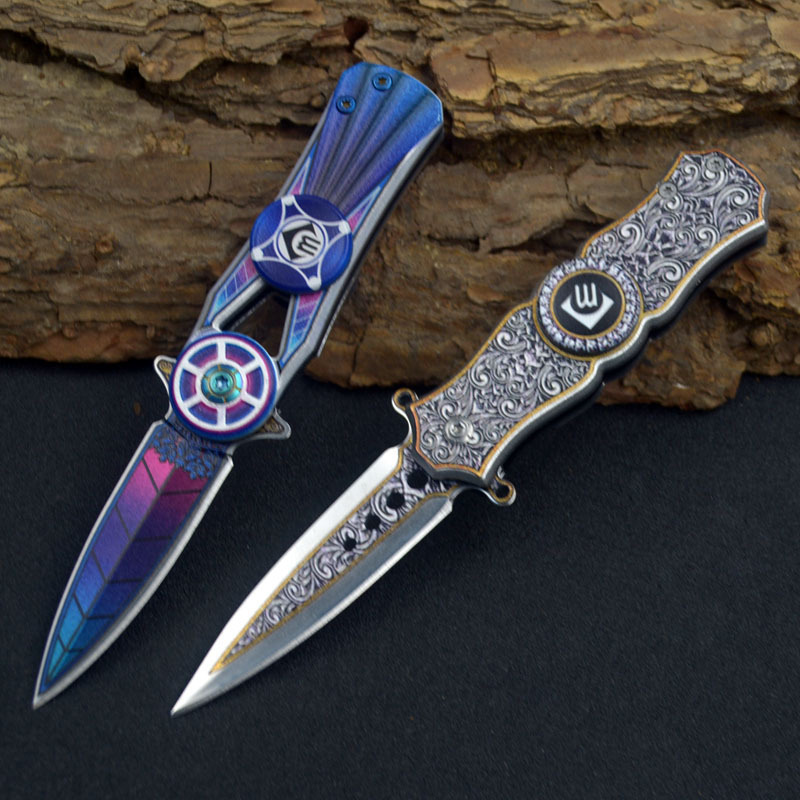 Modern Design Spinerknife Pocket Knife Colorful Small Knives