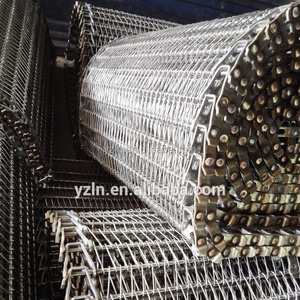 freezer food processing stainless steel spiral freezer mesh belt