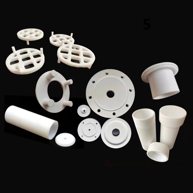 Precision wear resistant insulating plastic machined parts industrial non standard  PTFE special shaped parts