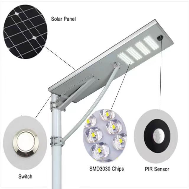 Customize All in one/Split Streetlight 60W 80W 100W 120W 150W 200W 300W 8M pole sale outdoor led solar street light