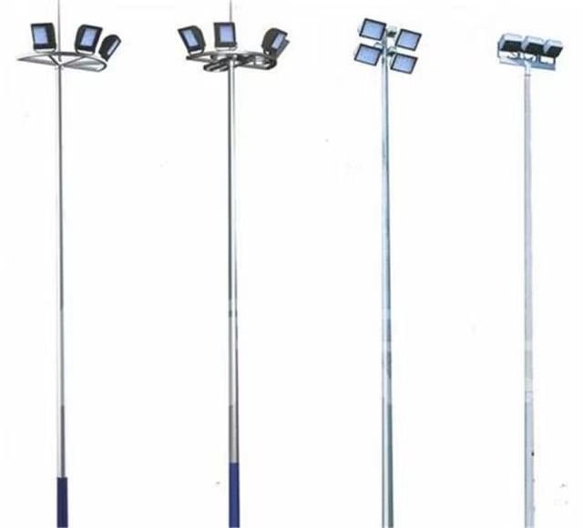 Polygonal 30m Flood Light Mast Pole - 30m