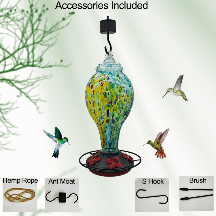 Factory Direct Sales Humming bird feeder Creativity Bird food water Feeder