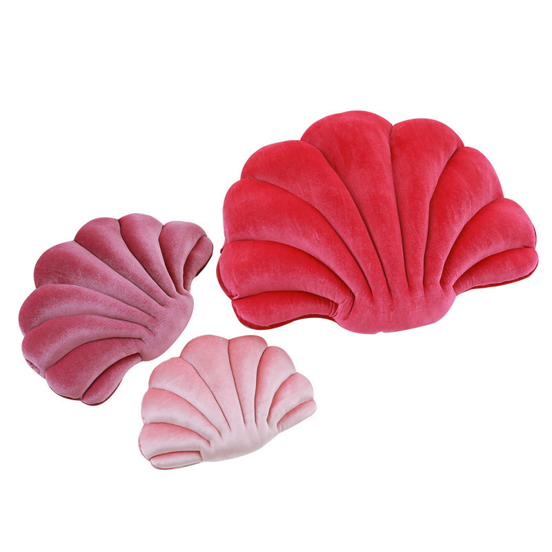 Decorative Seashell Throw Pillow Couch Perfect Stuffed Toy Pillow Coastal Throw Pillowsfor Bed Beach Home Decor plush toy