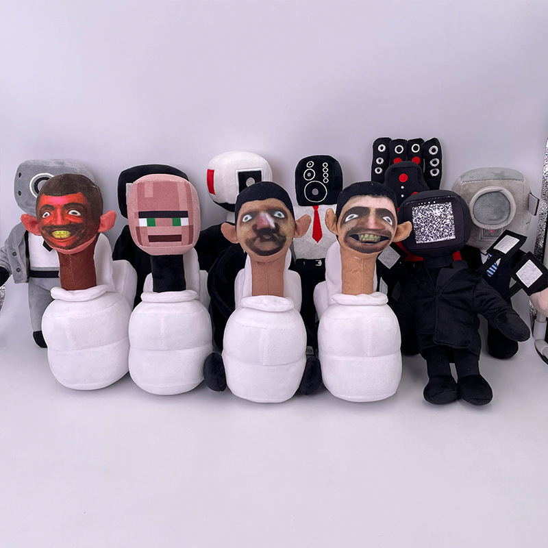 Customized Funny skibidi toilet man camera man Plush Toys stuffed plush toy custom plush toy manufacture.