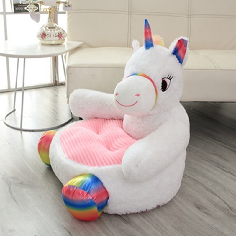 Custom  Cartoon Soft Cushion Pillow Round Plush Giant Teddy Bear Panda Safety Animal Sitting Sofa Seat Chair soft toys