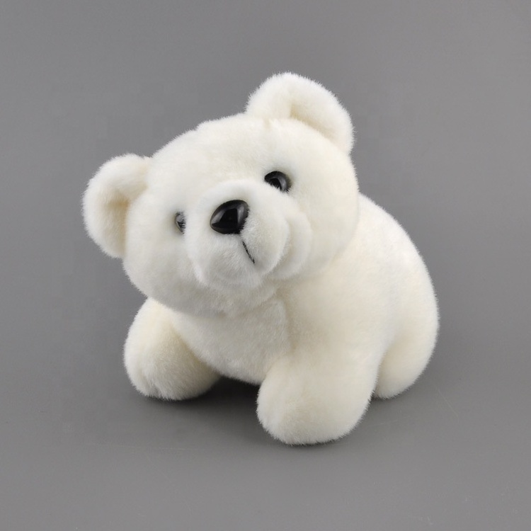 Stuffed Animals Polar  teddy Bear Two-Piece Polar Bear And Snow Cave Custom Soft plush toys