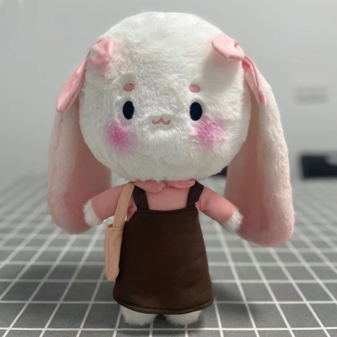 Wholesale high quality bunny toy custom plush long ear rabbit stuffed animal toys