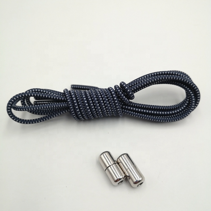 Wholesale new style no tie elastics sports shoelaces with capsule lock