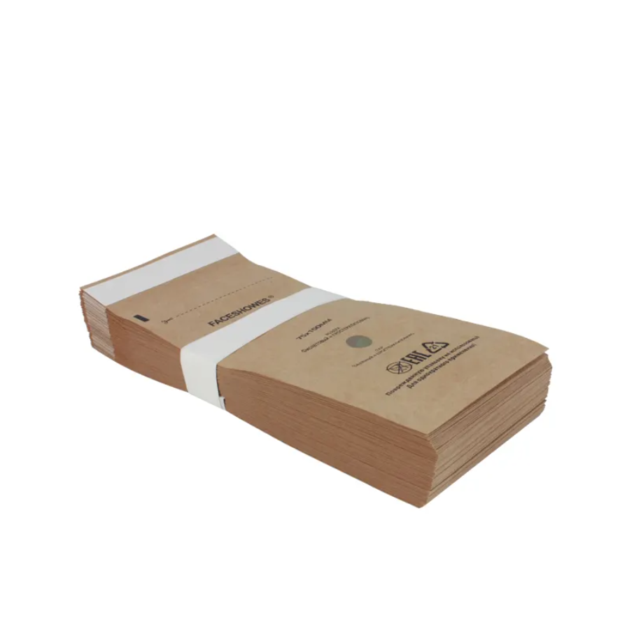 Dry Heat sterilization pouch kraft paper bag high temperature ultraviolet ozone disinfection tool kraft paper