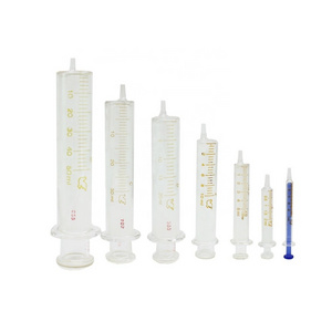 Cheap High Quality glass syringe  1ml 2ml 5ml 10ml 20ml 30ml 50ml 100ml metal luer lock tips & needles glass syringe