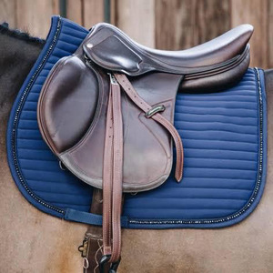 cross-border high quality horse saddle plus cotton horse sweat pad breathable riding saddle pad equestrian custom logo printing