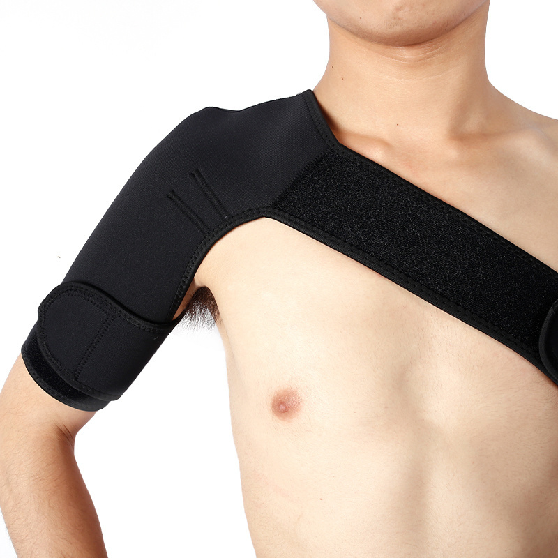 Custom Logo Neoprene Breathable Shoulder Protection Sports Compression Adjustable Belt Shoulder Support Braces