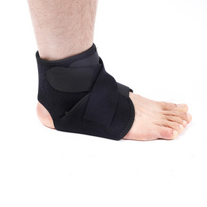 Custom Wholesale Breathable Neoprene Sleeve Adjustable Wrap Ankle Compression Protector Ankle Support Brace