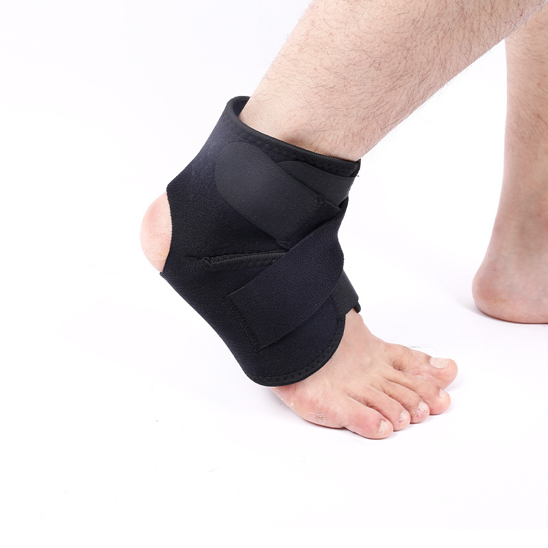 Custom Wholesale Breathable Neoprene Sleeve Adjustable Wrap Ankle Compression Protector Ankle Support Brace