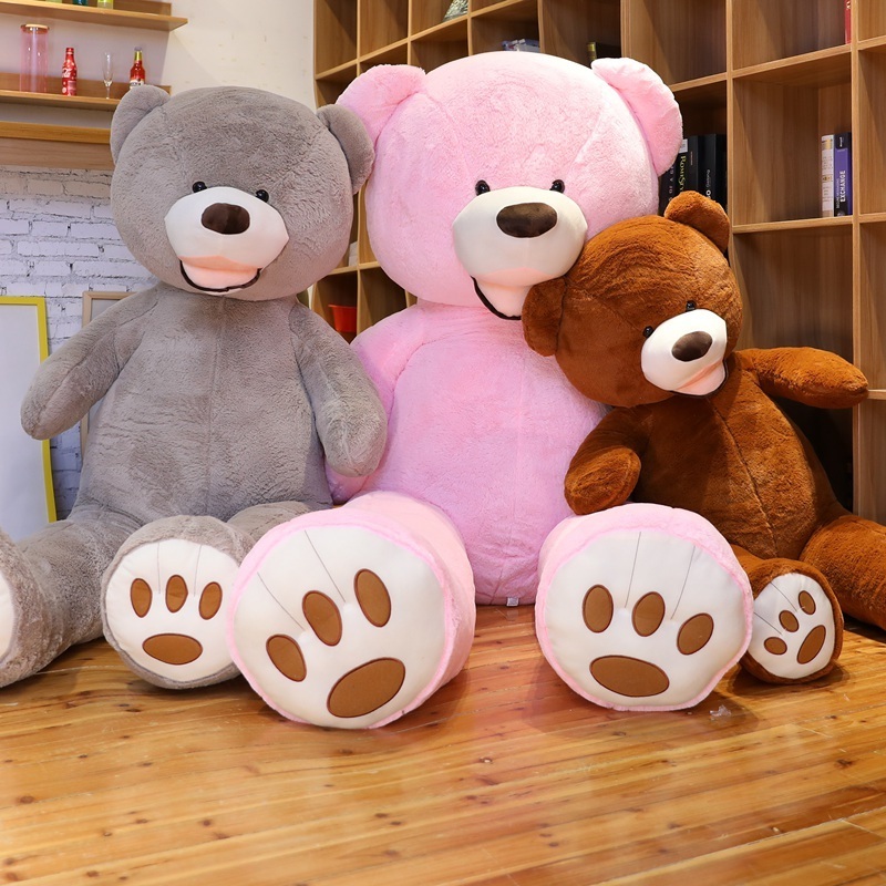 Plush Toys Cute Teddy Bears Skin Unstuffed Animal Giant Teddy Bear Valentine Soft Stuffed Plush American Bear Doll Girls Gifts