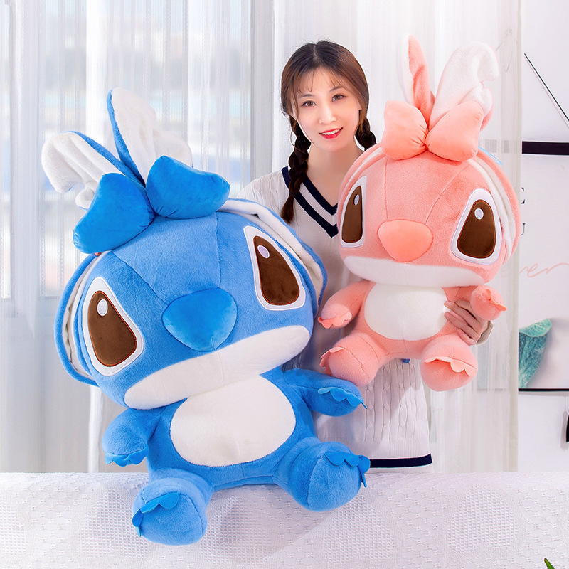 Cute Custom Stitch Plush Doll Toys Anime Lilo And Stitch Plush Toys For Kids Hot Sale Drop Shipping