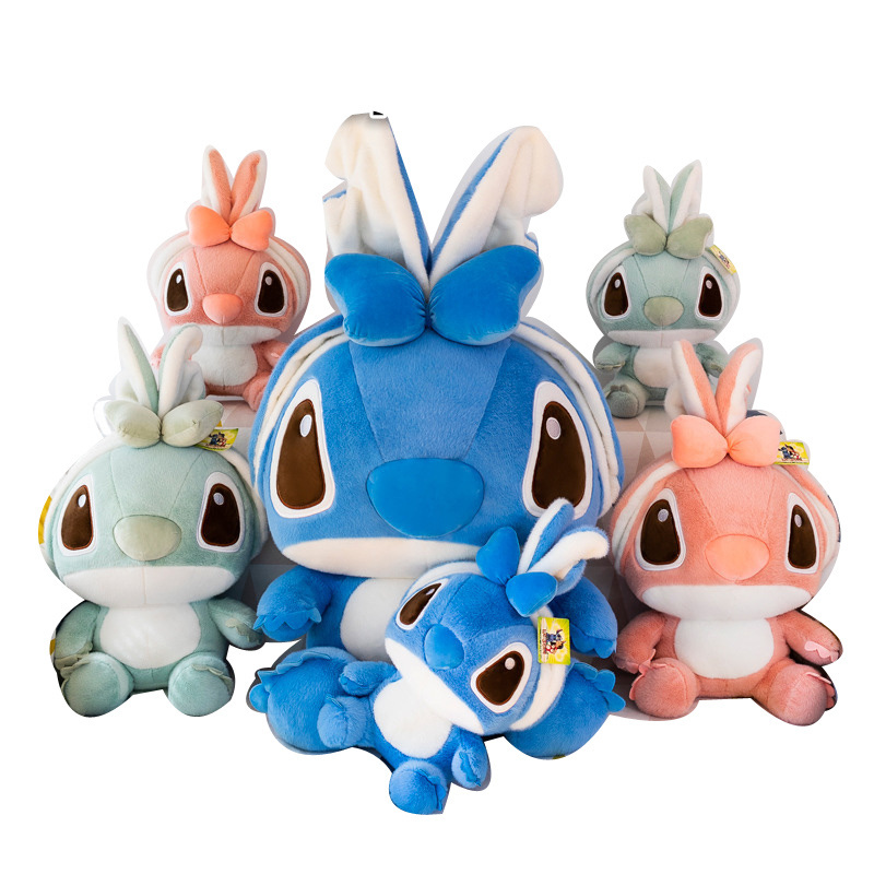 Cute Custom Stitch Plush Doll Toys Anime Lilo And Stitch Plush Toys For Kids Hot Sale Drop Shipping