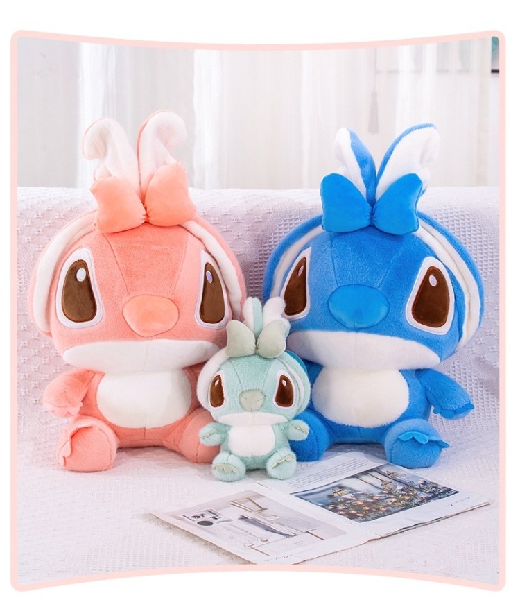 Cute Custom Stitch Plush Doll Toys Anime Lilo And Stitch Plush Toys For Kids Hot Sale Drop Shipping