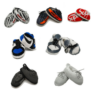 Wholesale New Design Fashionable Unisex Indoor aj slippers Plush  AJ House Sneaker Slippers