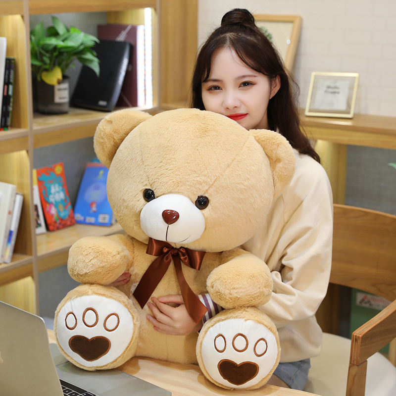 Giant Bear 30cm 50cm 60cm Customized Giant Teddy Bear Plush Toy Gift