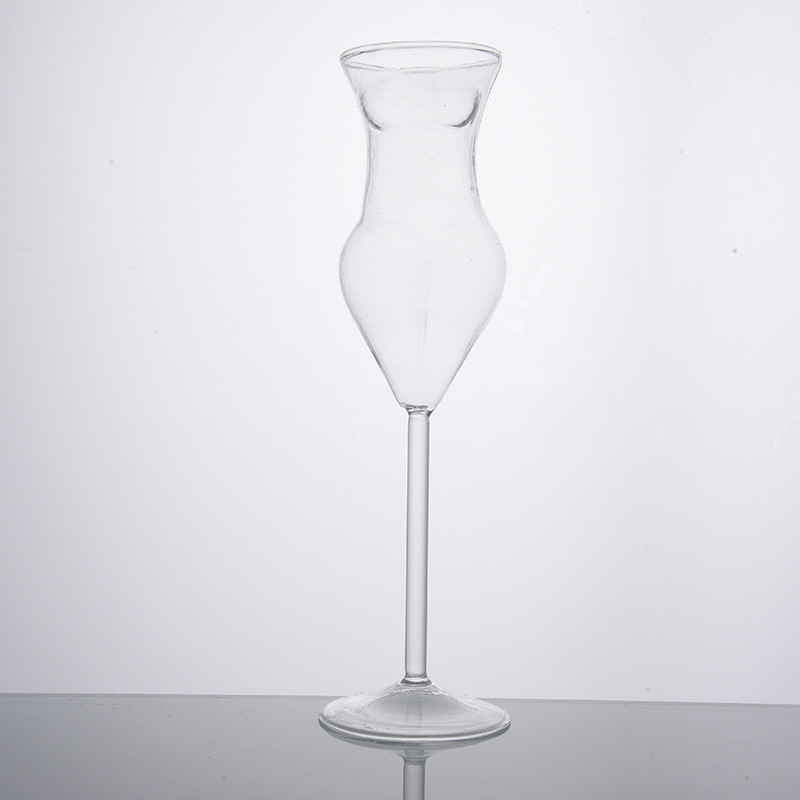 High Quality Women Body Shape Clear Goblets Vintage Custom Shatterproof Crystal Wine Glass Goblet