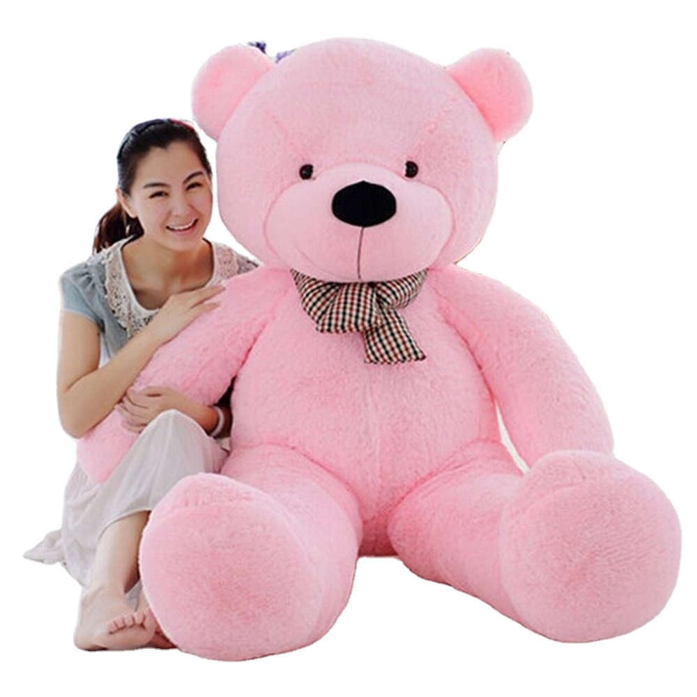 Pink giant soft plush Teddy bear 160cm plush Valentine gift can be customized size and color holiday gifts