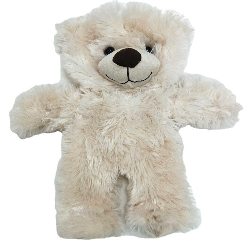 Custom unstuffed teddy bear skins with zipper