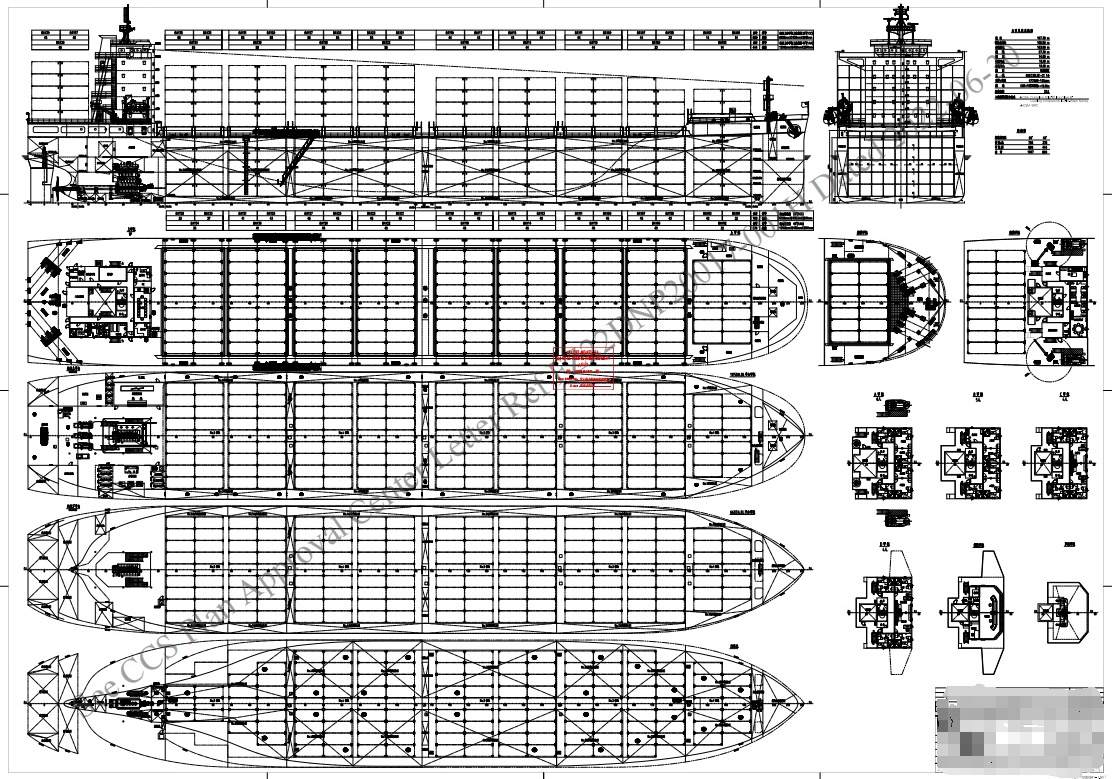 1656TEU container vessel cargo ship for cheap sale used ship with high quality