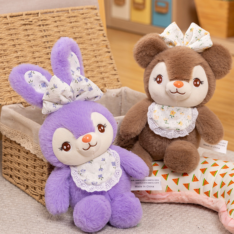 Cute Lina Bell Stuffed Doll Creative Stuffed & Plush Toy Animal Bear and Rabbit Plush Toys