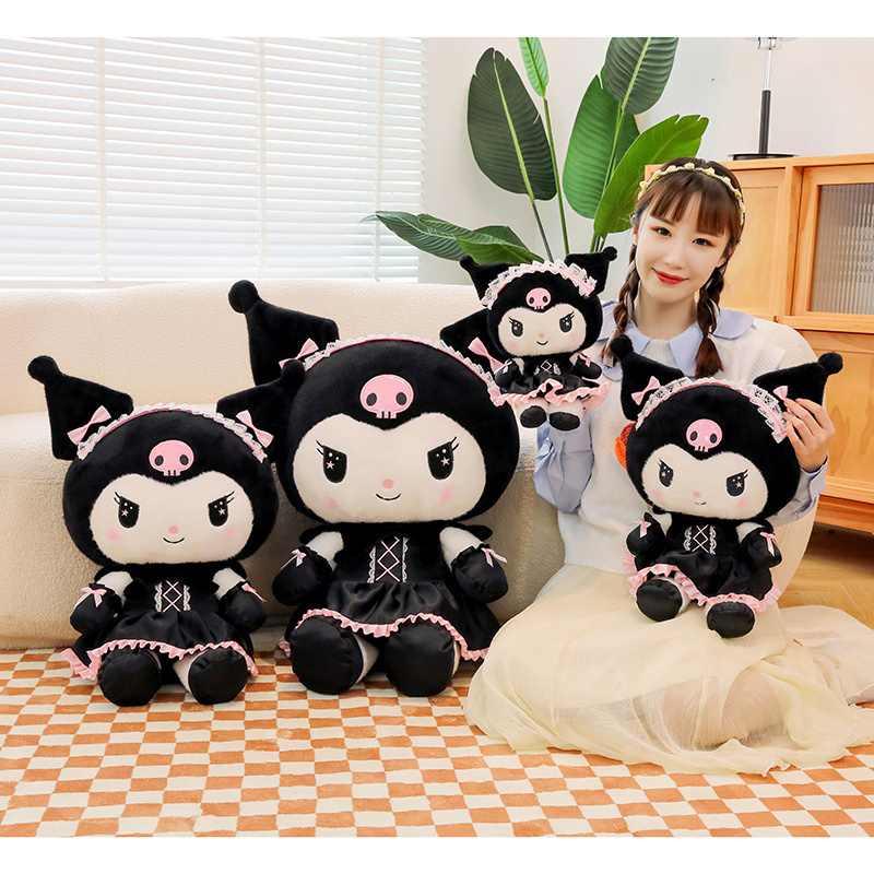 Factory Wholesale Sanrio Plush Melody Kuromi Plush Toy Cartoon Sanrio Stuffed Plush Toy