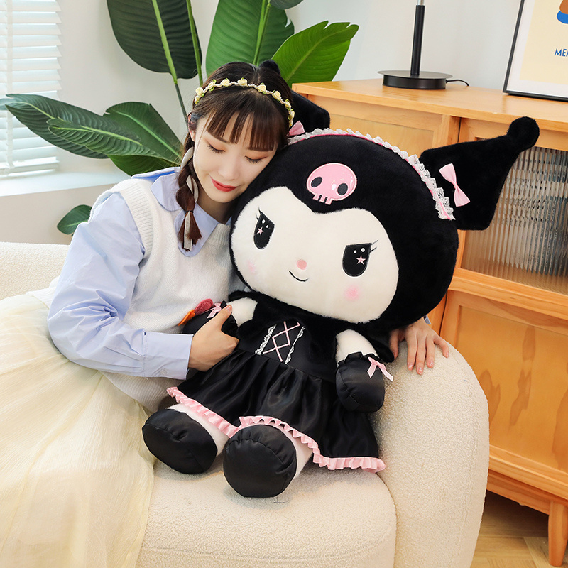 Factory Wholesale Sanrio Plush Melody Kuromi Plush Toy Cartoon Sanrio Stuffed Plush Toy