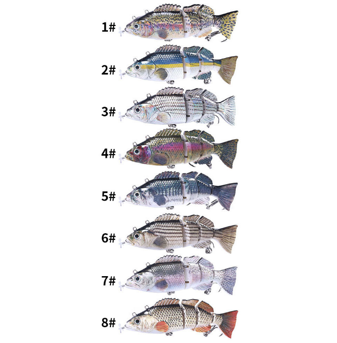 O42 140mm 53g popular electric multi-sections fishing lures