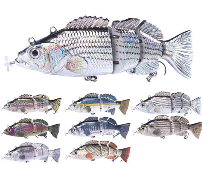 O42 140mm 53g popular electric multi-sections fishing lures