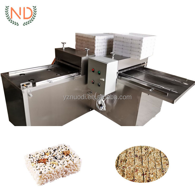 mooncake caramel treats dicing machine candy praline taffy block cuber mung bean cake dice cutting machine