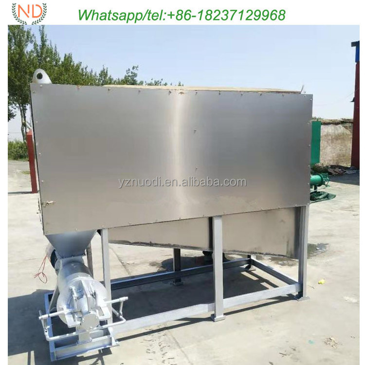 Cylinder pig manure solid liquid separator chicken manure drum dryer cow dung manure dewatering machine