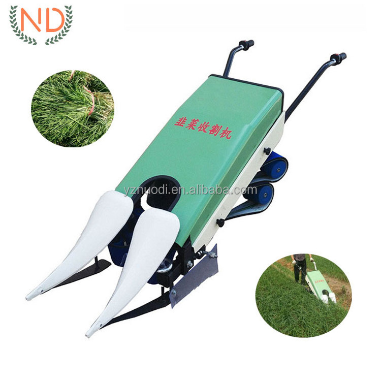 Chinese chives dill harvesting reaping machine porret shallot spinach harvester cutter machine